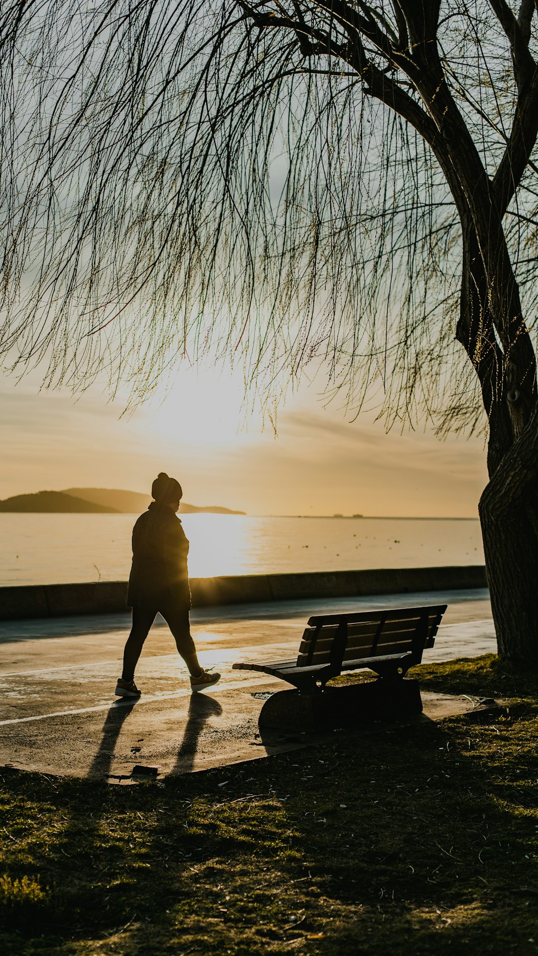 man standing on beach during sunset